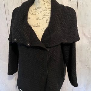 Banana Republic cashmere blend sweater jacket